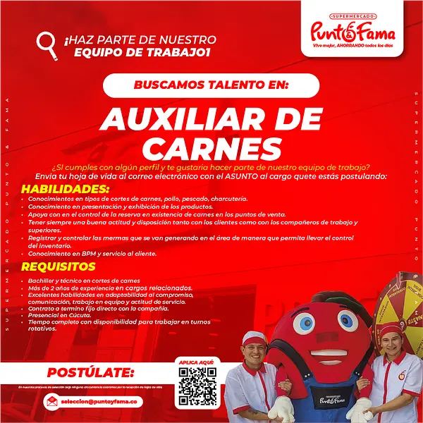 AUXILIAR DE CARNES