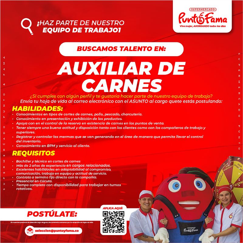 AUXILIAR DE CARNES